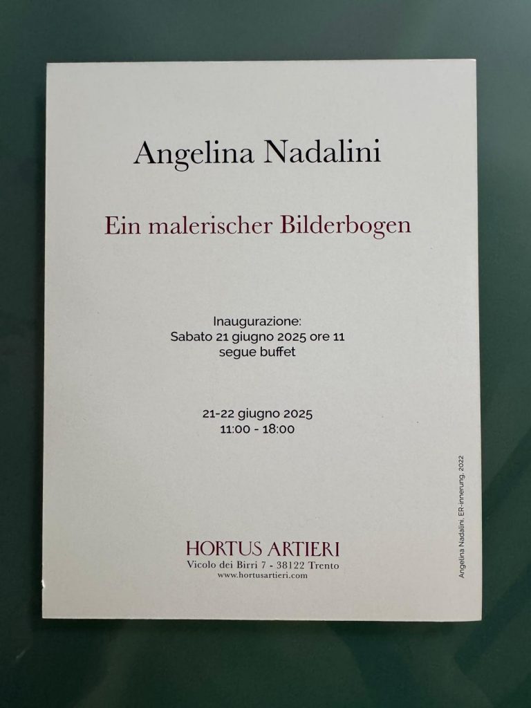 Ausstellung  Hortus Artieri Trento 6/25